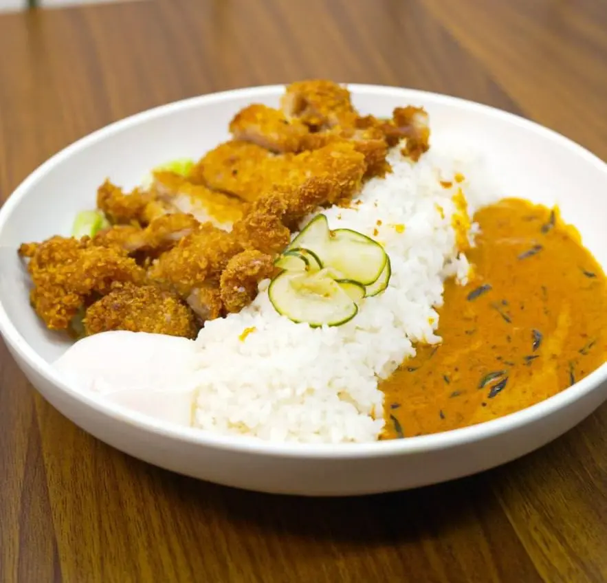 New Station Rice Bar Signature House-made Chicken Katsu Chicken Rice